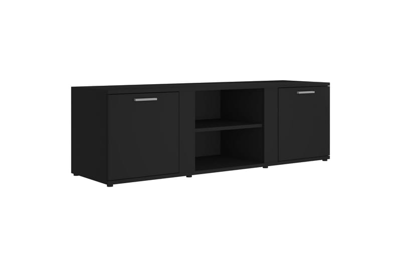 Tv-Skab 120x34x37 cm Spånplade Sort - Sort - Møbler - TV borde & mediemøbler - TV-borde