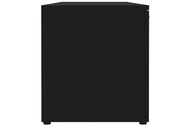 Tv-Skab 120x34x37 cm Spånplade Sort - Sort - Møbler - TV borde & mediemøbler - TV-borde