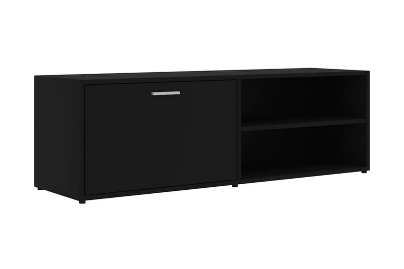 Tv-Skab 120x34x37 cm Spånplade Sort - Sort - Møbler - TV borde & mediemøbler - TV-borde