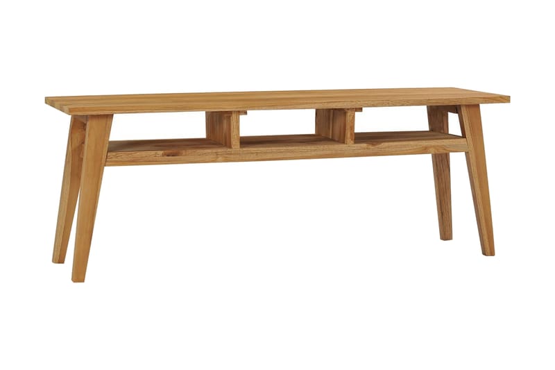 Tv-Skab 120x35x45 cm Massivt Teaktræ - Møbler - TV borde & mediemøbler - TV-borde