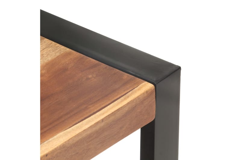 tv-skab 120x35x45 cm massivt træ med sheeshamfinish - Brun - Møbler - TV borde & mediemøbler - TV-borde