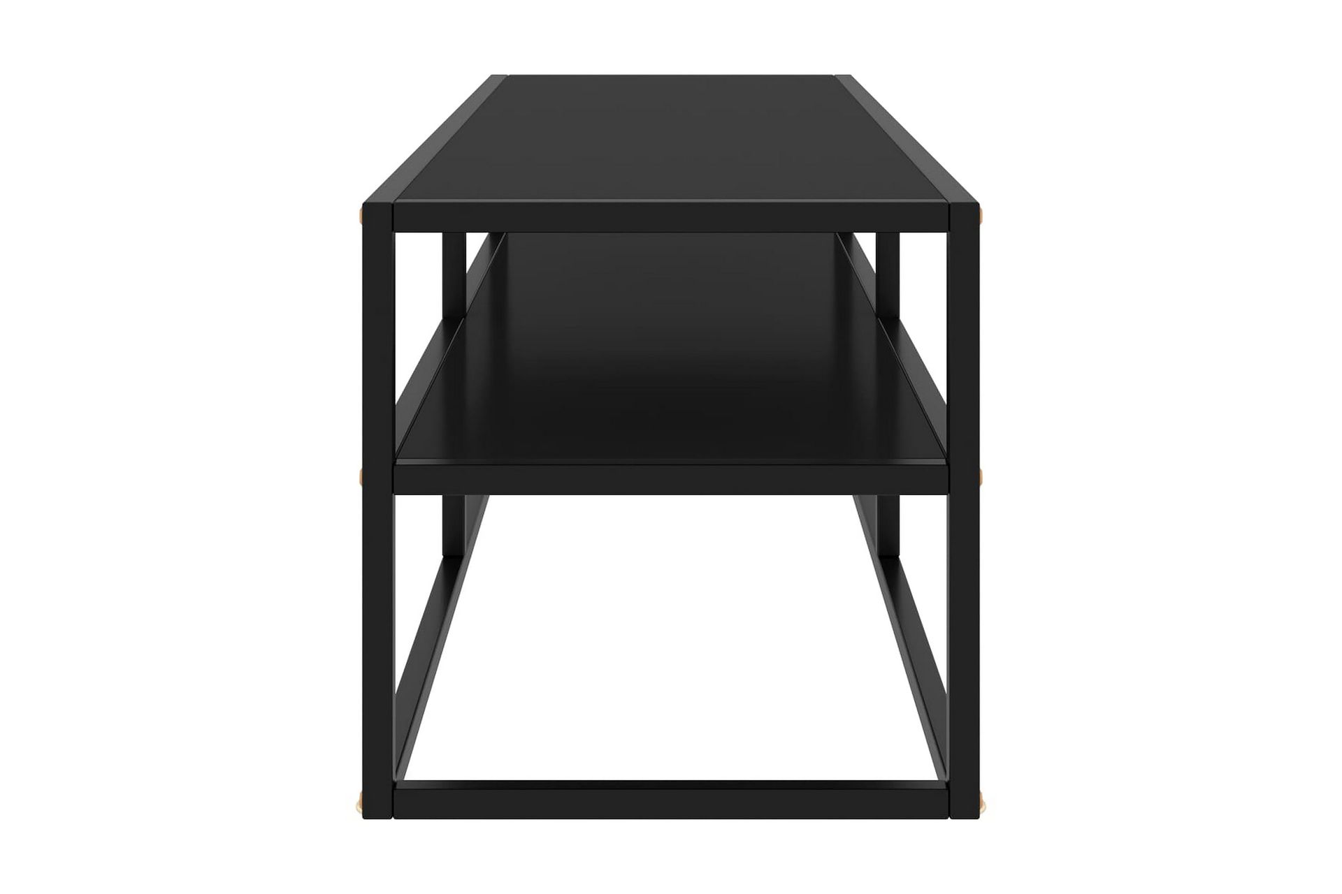 tv-skab 120x40x40 cm glas sort - Sort - Møbler - TV borde & mediemøbler - TV-borde