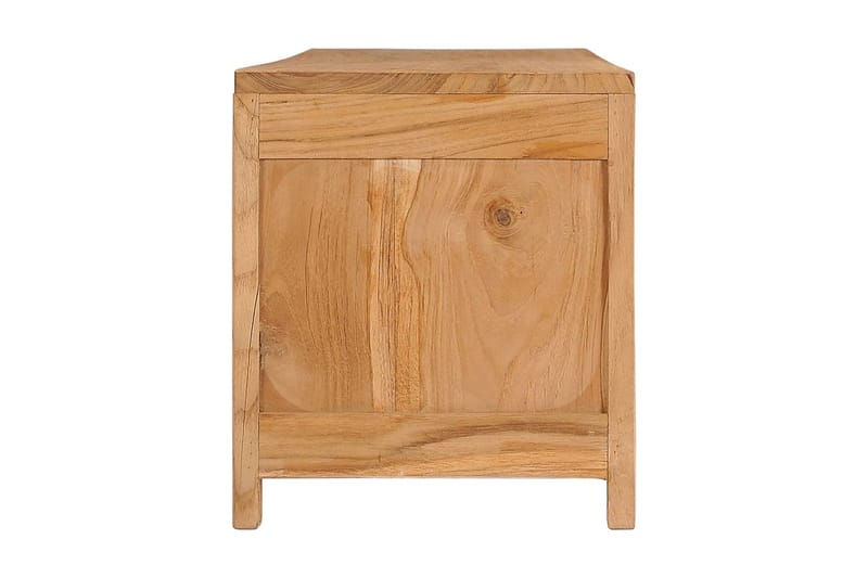 Tv-Skab 135x30x35 cm Massivt Teaktræ - Møbler - TV borde & mediemøbler - TV-borde