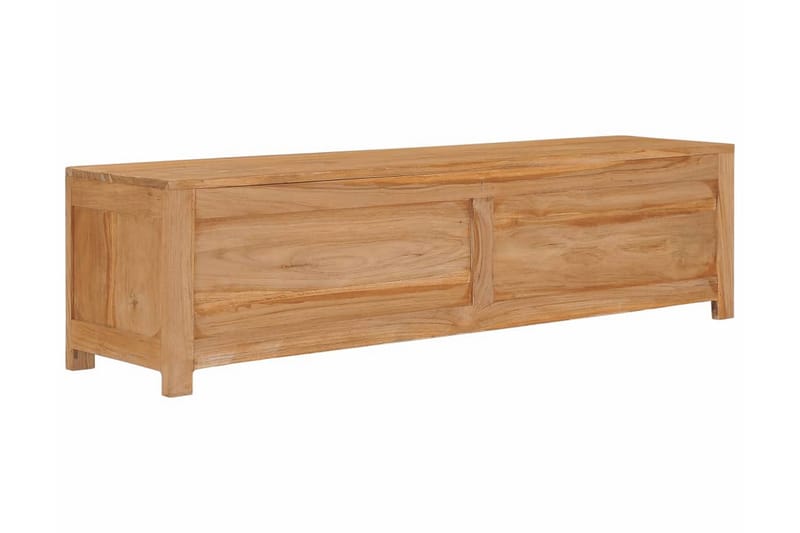 Tv-Skab 135x30x35 cm Massivt Teaktræ - Møbler - TV borde & mediemøbler - TV-borde