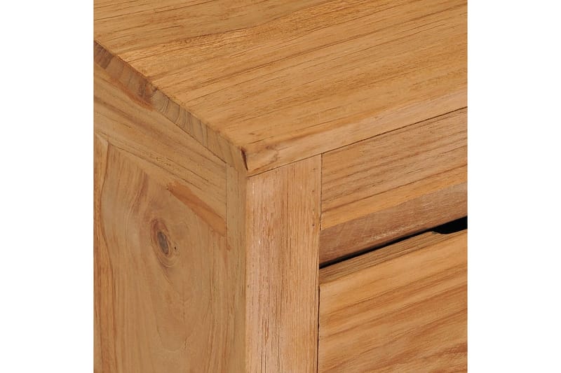 Tv-Skab 135x30x35 cm Massivt Teaktræ - Møbler - TV borde & mediemøbler - TV-borde