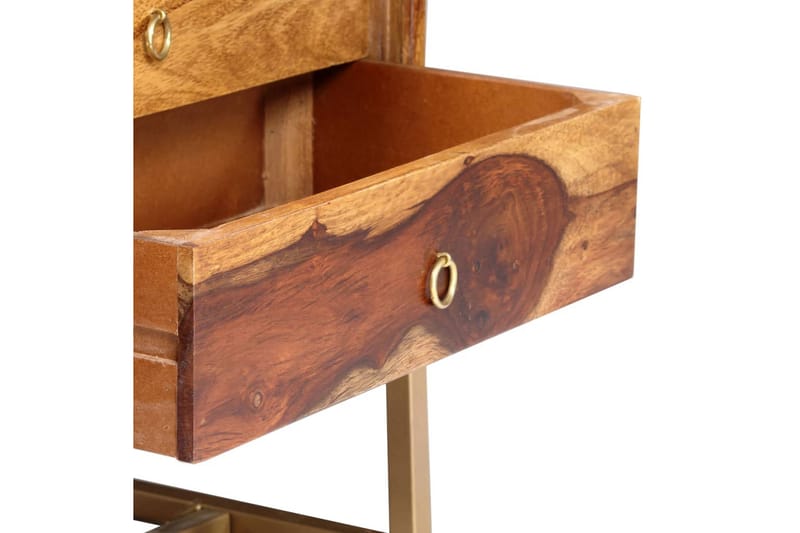 Tv-Skab 140 X 30 X 45 Cm Massivt Sheeshamtræ - Brun - Møbler - TV borde & mediemøbler - TV-borde