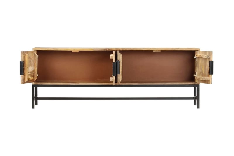 Tv-Skab 140 X 30 X 50 cm Massivt Mangotræ - Brun - Møbler - TV borde & mediemøbler - TV-borde