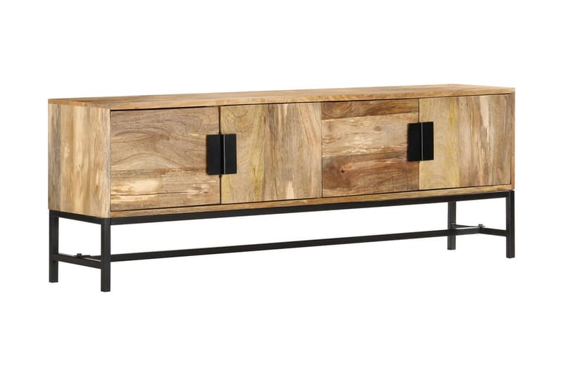 Tv-Skab 140 X 30 X 50 cm Massivt Mangotræ - Brun - Møbler - TV borde & mediemøbler - TV-borde