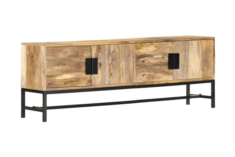 Tv-Skab 140 X 30 X 50 cm Massivt Mangotræ - Brun - Møbler - TV borde & mediemøbler - TV-borde