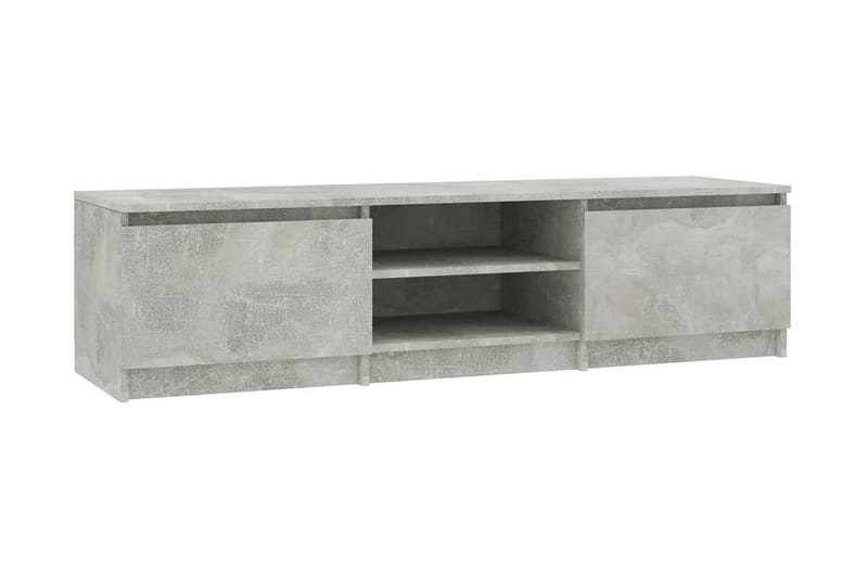 Tv-Skab 140 X 40 X 35,5 Cm Spånplade Betongrå - Grå - Møbler - TV borde & mediemøbler - TV-borde