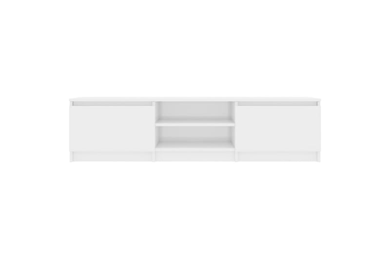 Tv-Skab 140 X 40 X 35,5 Cm Spånplade Hvid Højglans - Hvid - Møbler - TV borde & mediemøbler - TV-borde