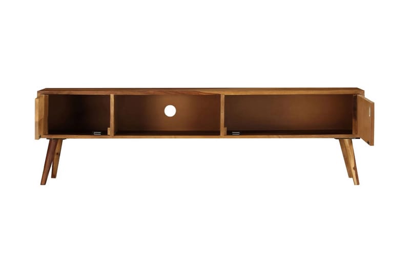 Tv-Skab 140 X 50 X 35 Cm Massivt Sheeshamtræ - Brun - Møbler - TV borde & mediemøbler - TV-borde