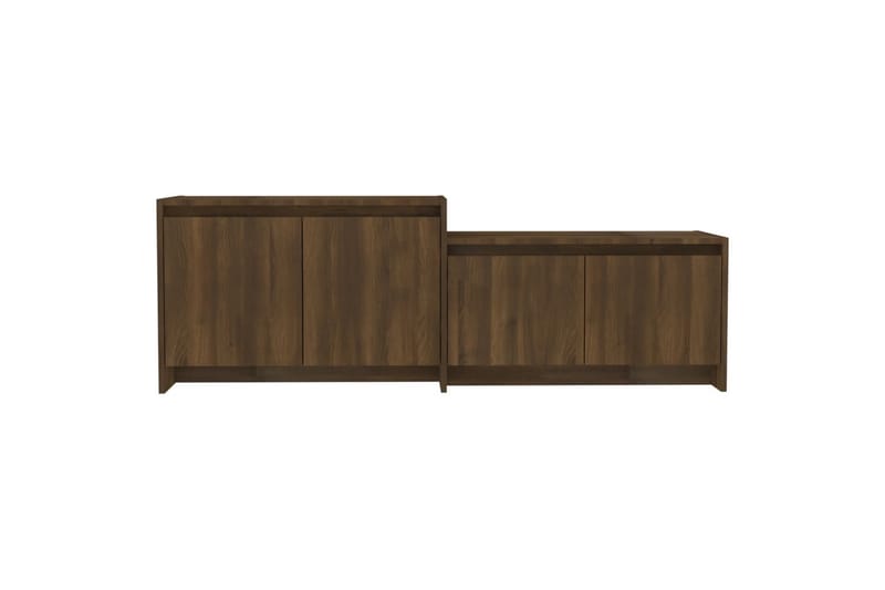 tv-skab 146,5x35x50 cm spånplade brun egetræsfarve - Brun - Møbler - TV borde & mediemøbler - TV-borde