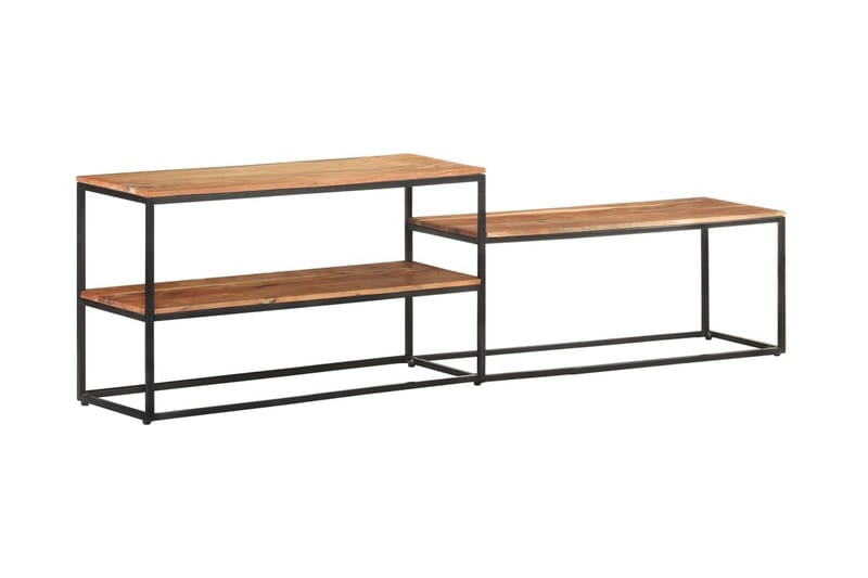 tv-skab 180x30x50 cm massivt akacietræ - Møbler - TV borde & mediemøbler - TV-borde