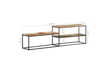tv-skab 180x30x50 cm massivt genbrugstræ - Møbler - TV borde & mediemøbler - TV-borde