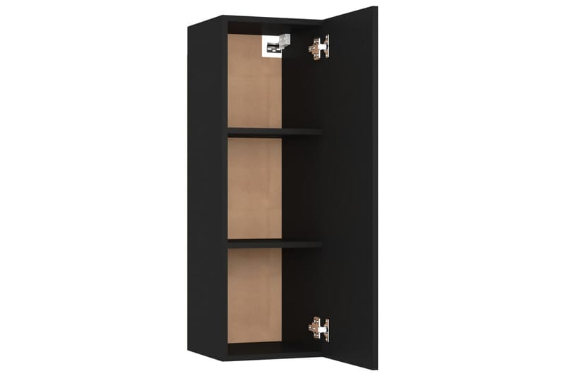 tv-skab 30,5x30x90 cm spånplade sort - Sort - Møbler - TV borde & mediemøbler - TV-borde