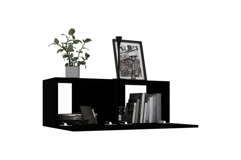 Tv-Skab 80X30X30 cm Spånplade Sort - Møbler - TV borde & mediemøbler - TV-borde