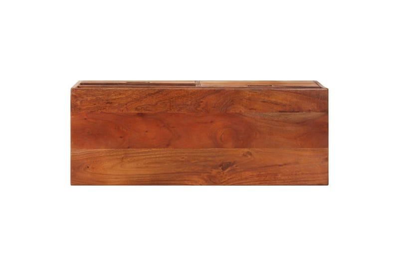 tv-skab 80x30x42 cm massivt akacietræ - Brun - Møbler - TV borde & mediemøbler - TV-borde