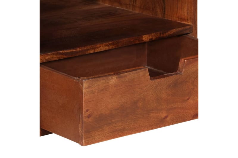 tv-skab 80x30x42 cm massivt akacietræ - Brun - Møbler - TV borde & mediemøbler - TV-borde