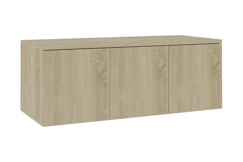 Tv-Skab 80X34X30 cm Spånplade Sonoma-Eg - Møbler - TV borde & mediemøbler - TV-borde