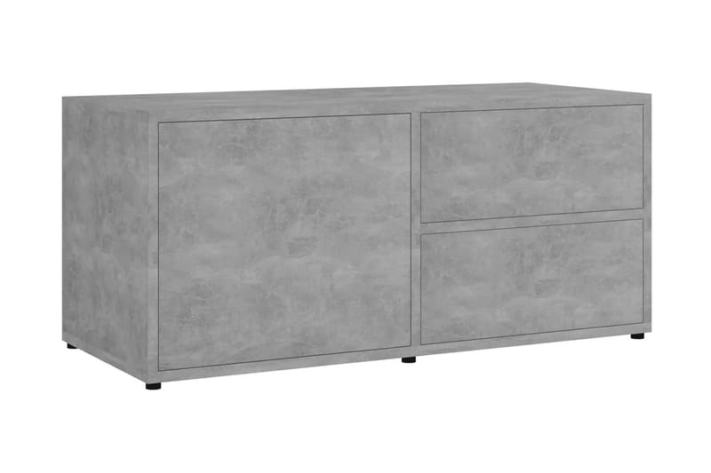 Tv-Skab 80x34x36 cm Spånplade Betongrå - Grå - Møbler - TV borde & mediemøbler - TV-borde