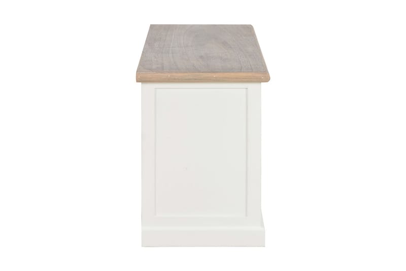 Tv-Skab 90 X 30 X 40 Cm Træ Hvid - Hvid - Møbler - TV borde & mediemøbler - TV-borde