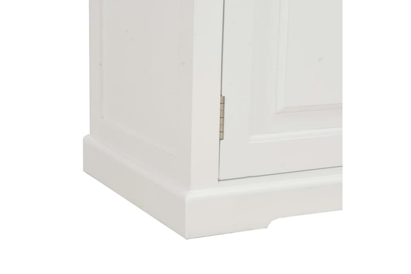 Tv-Skab 90 X 30 X 40 Cm Træ Hvid - Hvid - Møbler - TV borde & mediemøbler - TV-borde
