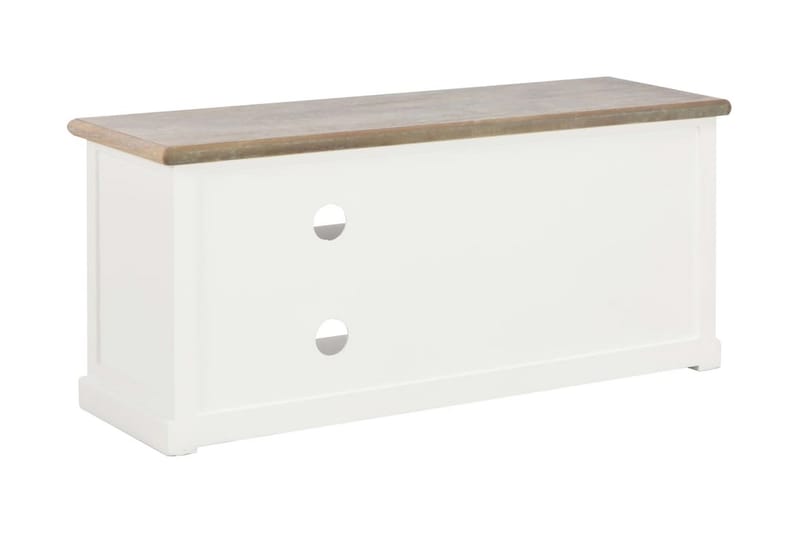 Tv-Skab 90 X 30 X 40 Cm Træ Hvid - Hvid - Møbler - TV borde & mediemøbler - TV-borde