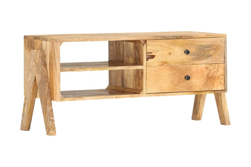 tv-skab 97 x 35 x 47 cm massivt mangotræ - Brun - Møbler - TV borde & mediemøbler - TV-borde