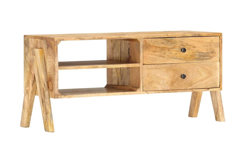 tv-skab 97 x 35 x 47 cm massivt mangotræ - Brun - Møbler - TV borde & mediemøbler - TV-borde