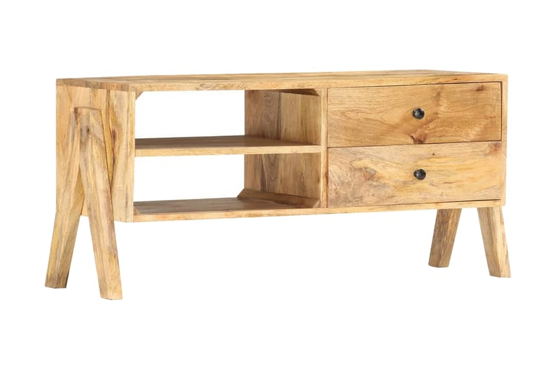 tv-skab 97 x 35 x 47 cm massivt mangotræ - Brun - Møbler - TV borde & mediemøbler - TV-borde