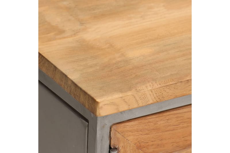 Tv-Skab Genanvendt Teak Og Stål 120 X 30 X 40 Cm - Brun - Møbler - TV borde & mediemøbler - TV-borde