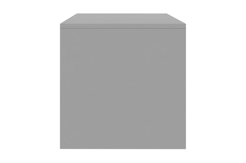 tv-skab højglans 120 x 40 x 40 cm spånplade grå - Møbler - TV borde & mediemøbler - TV-borde