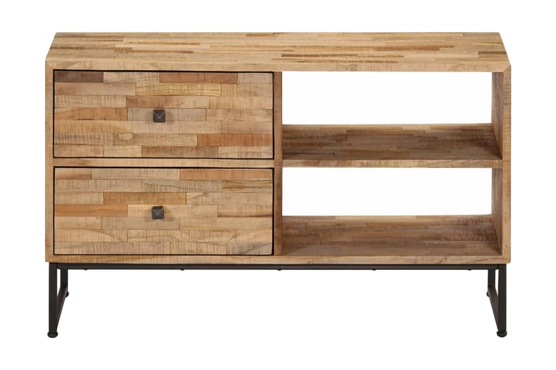 Tv-Skab I Genanvendt Teaktræ 90 X 30 X 55 Cm - Brun - Møbler - TV borde & mediemøbler - TV-borde