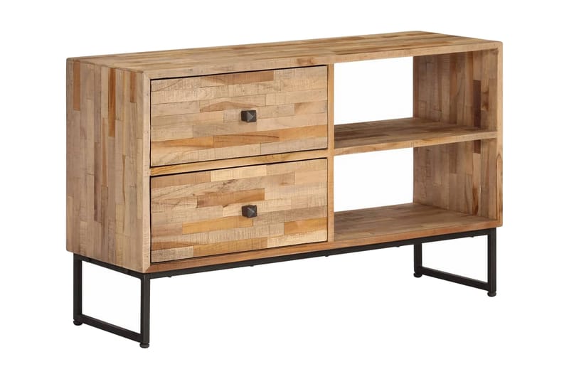 Tv-Skab I Genanvendt Teaktræ 90 X 30 X 55 Cm - Brun - Møbler - TV borde & mediemøbler - TV-borde