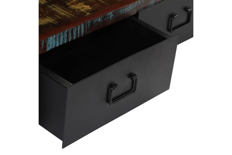 Tv-Skab I Massivt, Genanvendt Træ 120 X 30 X 40 Cm - Flerfarvet - Møbler - TV borde & mediemøbler - TV-borde