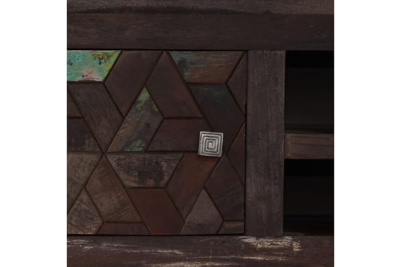 Tv-Skab I Massivt, Genanvendt Træ 140 X 30 X 45 Cm - Brun - Møbler - TV borde & mediemøbler - TV-borde