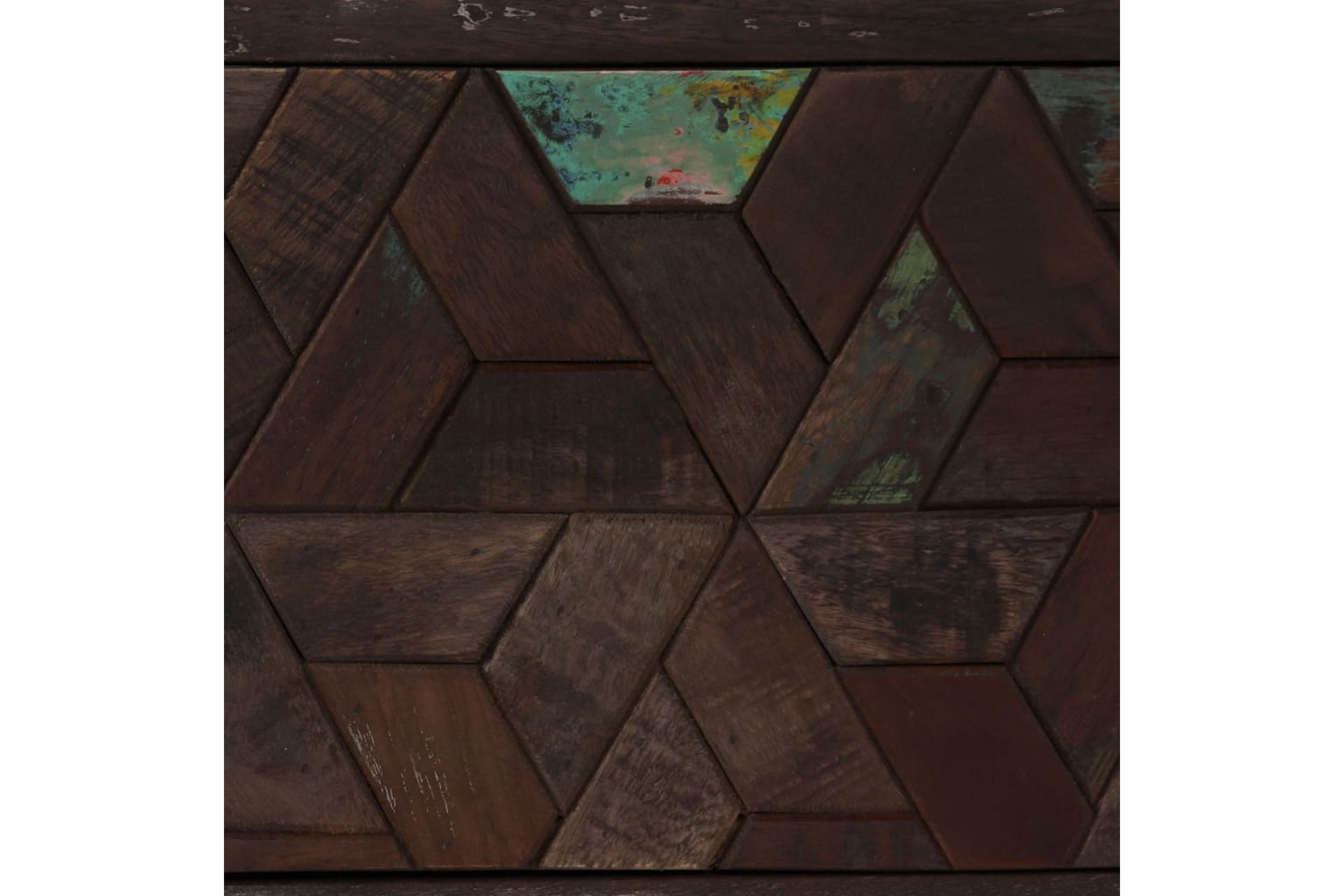 Tv-Skab I Massivt, Genanvendt Træ 140 X 30 X 45 Cm - Brun - Møbler - TV borde & mediemøbler - TV-borde