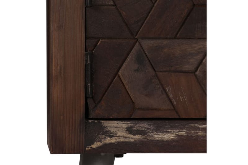 Tv-Skab I Massivt, Genanvendt Træ 140 X 30 X 45 Cm - Brun - Møbler - TV borde & mediemøbler - TV-borde