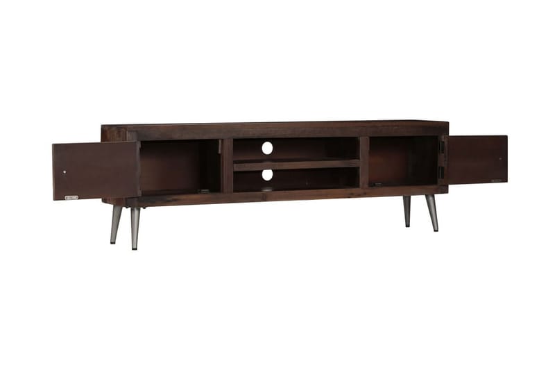 Tv-Skab I Massivt, Genanvendt Træ 140 X 30 X 45 Cm - Brun - Møbler - TV borde & mediemøbler - TV-borde