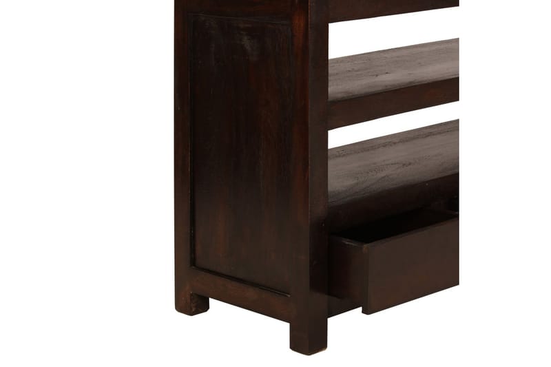 Tv-Skab I Massivt Akacietræ 90 X 30 X 55 Cm Mørkebrun - Brun - Møbler - TV borde & mediemøbler - TV-borde