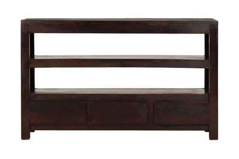 Tv-Skab I Massivt Akacietræ 90 X 30 X 55 Cm Mørkebrun - Brun - Møbler - TV borde & mediemøbler - TV-borde
