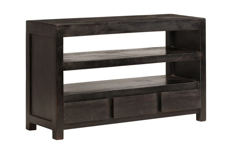 Tv-Skab I Massivt Akacietræ 90 X 30 X 55 Cm Mørkebrun - Brun - Møbler - TV borde & mediemøbler - TV-borde