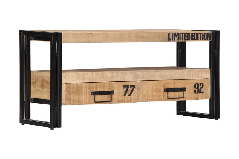 Tv-Skab I Massivt Mangotræ 100 X 30 X 45 Cm - Brun - Møbler - TV borde & mediemøbler - TV-borde