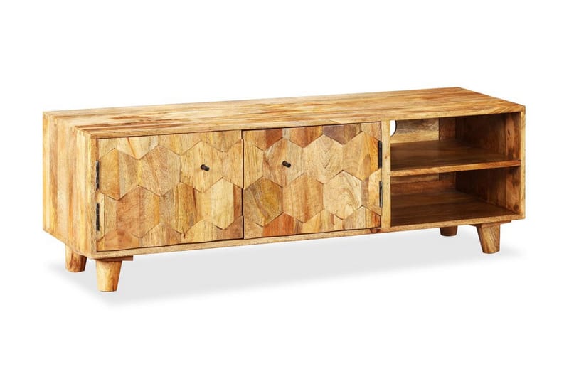 Tv-Skab I Massivt Mangotræ 118 X 35 X 40 Cm - Brun - Møbler - TV borde & mediemøbler - TV-borde