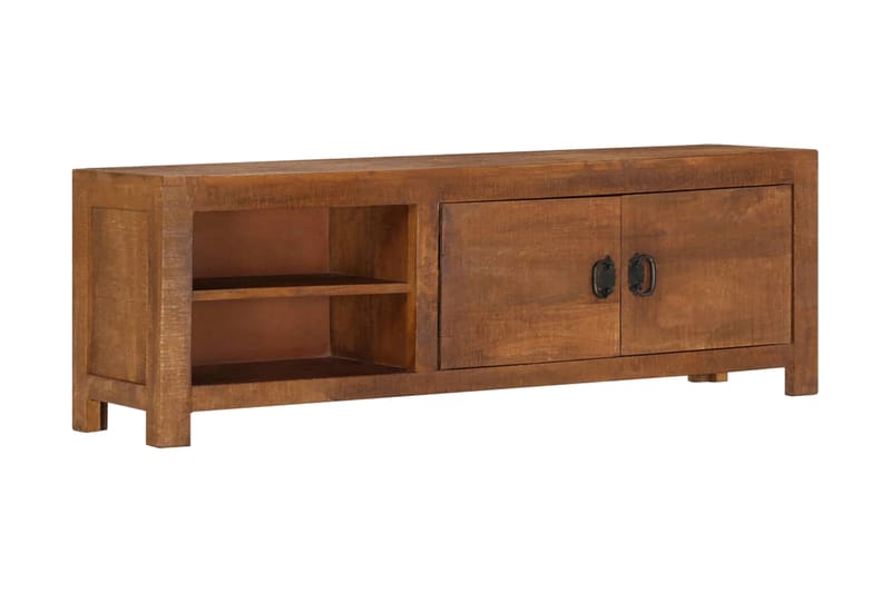 Tv-Skab I Massivt Mangotræ 120 X 40 X 30 Cm - Brun - Møbler - TV borde & mediemøbler - TV-borde