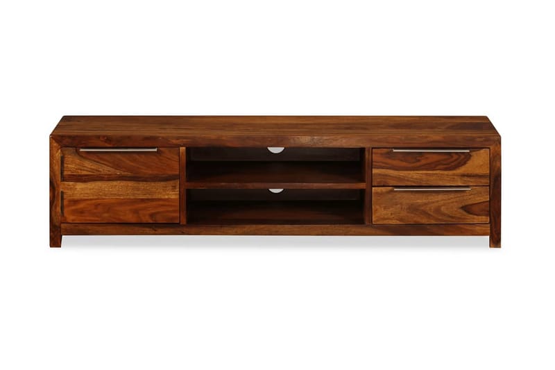 Tv-Skab I Massivt Sheeshamtræ 120 X 30 X 30 Cm - Brun - Møbler - TV borde & mediemøbler - TV-borde