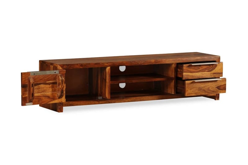 Tv-Skab I Massivt Sheeshamtræ 120 X 30 X 30 Cm - Brun - Møbler - TV borde & mediemøbler - TV-borde