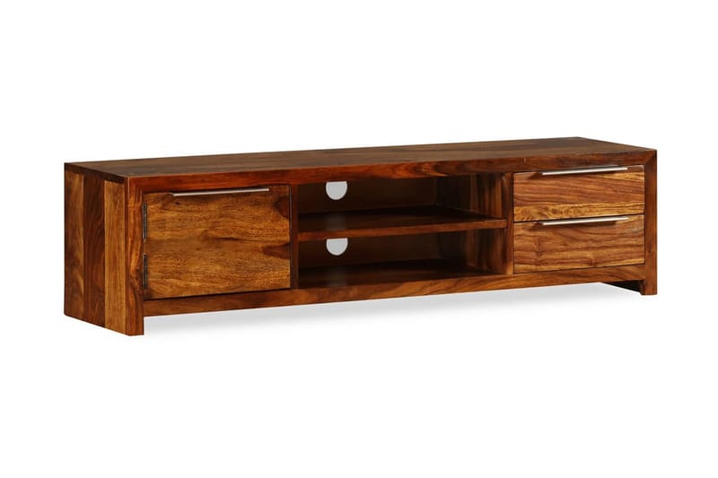 Tv-Skab I Massivt Sheeshamtræ 120 X 30 X 30 Cm - Brun - Møbler - TV borde & mediemøbler - TV-borde