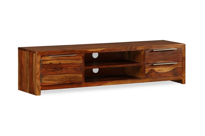 Tv-Skab I Massivt Sheeshamtræ 120 X 30 X 30 Cm - Brun - Møbler - TV borde & mediemøbler - TV-borde